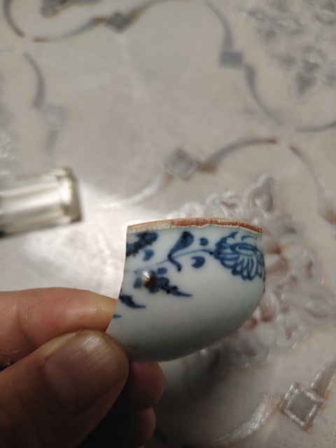 古玩陶瓷青花花卉紋標(biāo)本真品鑒賞圖
