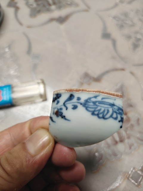 古玩陶瓷青花花卉紋標(biāo)本真品鑒賞圖