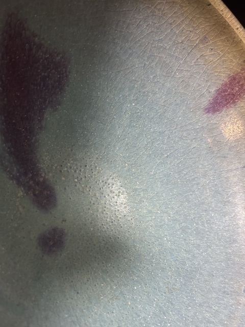 古玩陶瓷元·鈞窯碗帶紫拍賣，當前價格19800元