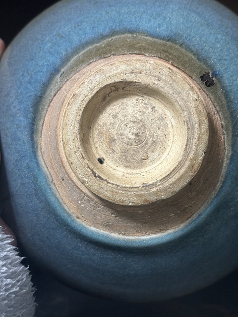 古玩陶瓷元·鈞窯碗帶紫拍賣，當前價格19800元