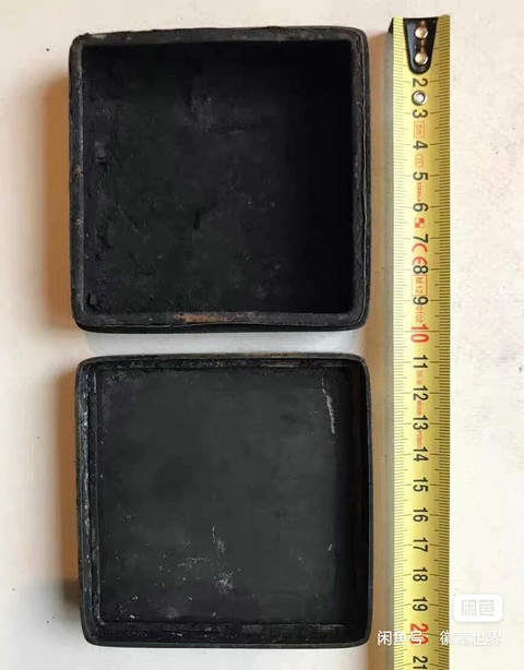 古玩銅器墨盒真品鑒賞圖
