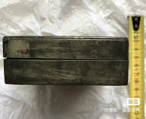 古玩銅器墨盒真品鑒賞圖