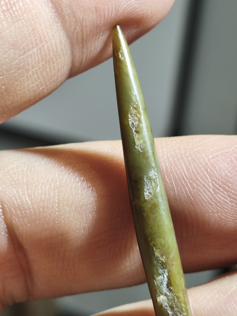 古玩玉器良渚文化·玉錐形器真品鑒賞圖