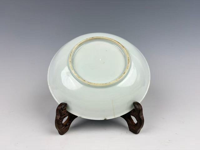 古玩陶瓷清康熙·青花山水樓閣紋盤真品鑒賞圖