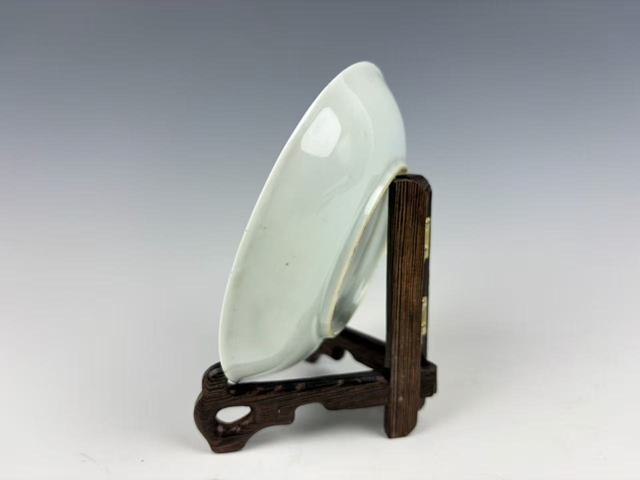 古玩陶瓷清康熙·青花山水樓閣紋盤真品鑒賞圖