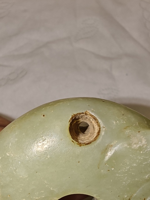 古玩玉器仿古玉龍型件真品鑒賞圖