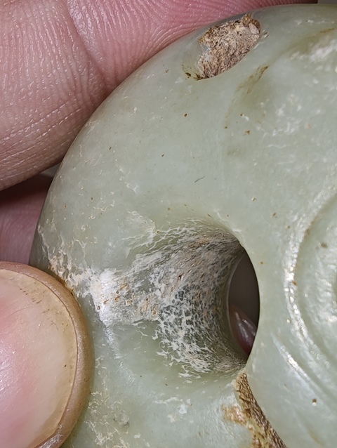 古玩玉器仿古玉龍型件真品鑒賞圖