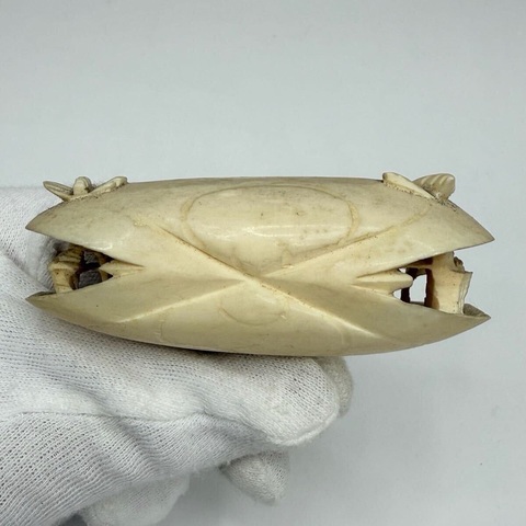 古玩雜項骨雕擺件真品鑒賞圖