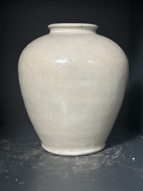 古玩陶瓷唐·鞏義窯白釉罐拍賣，當前價格7500元