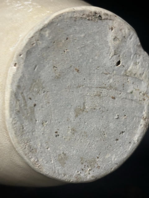 古玩陶瓷唐·鞏義窯白釉罐拍賣，當前價格7500元