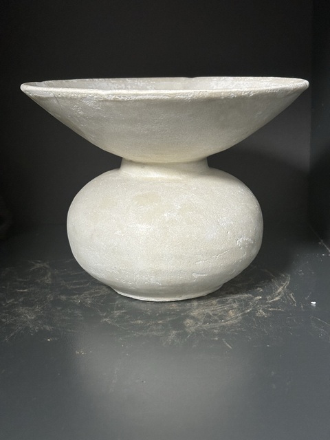 古玩陶瓷唐·白釉渣斗拍賣，當(dāng)前價(jià)格25000元