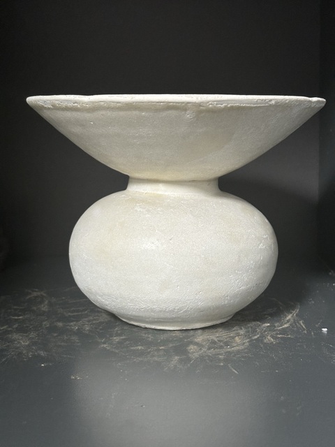 古玩陶瓷唐·白釉渣斗拍賣，當(dāng)前價(jià)格25000元