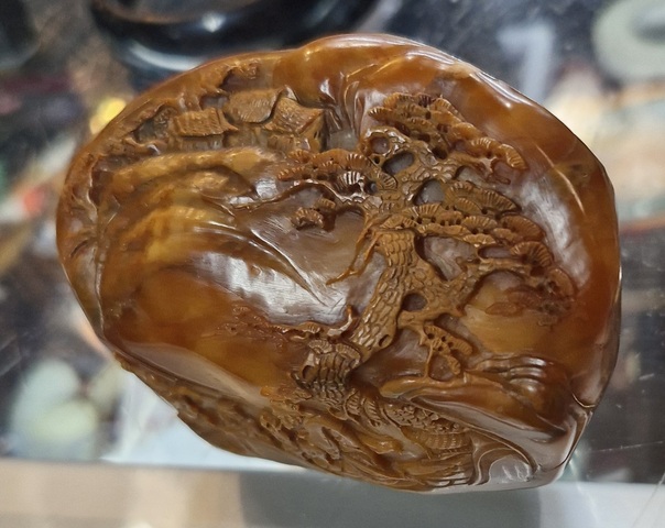 古玩雜項壽山石擺件真品鑒賞圖