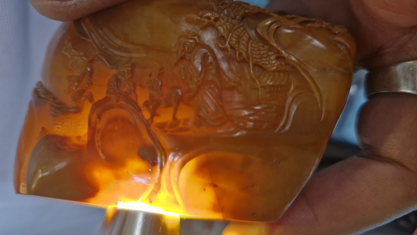 古玩雜項壽山石擺件真品鑒賞圖