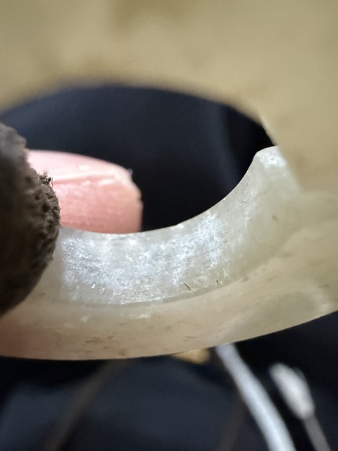 古玩玉器岫玉玉玦真品鑒賞圖