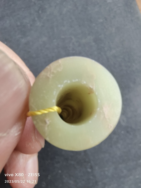 古玩玉器和田玉雕“虺龍紋勒”真品鑒賞圖