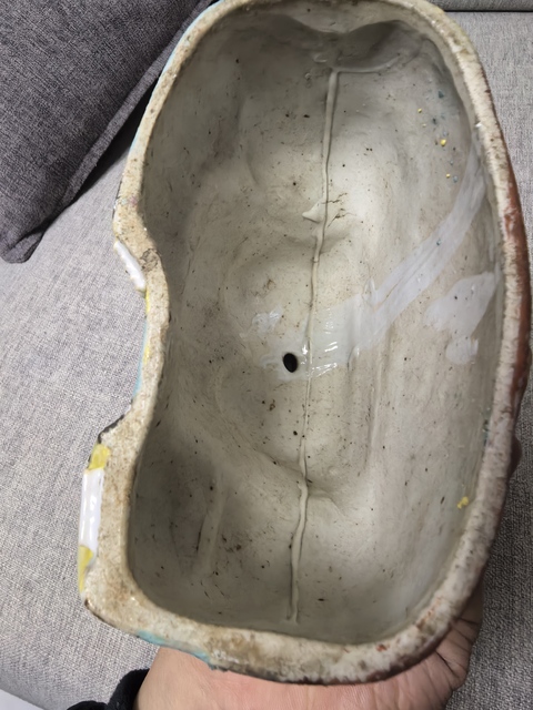 古玩陶瓷粉彩彌勒真品鑒賞圖