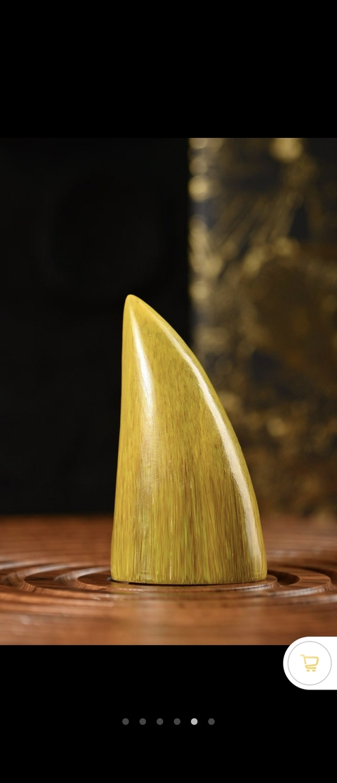 古玩雜項(xiàng)動(dòng)物角質(zhì)仿xi jiao制品真品鑒賞圖