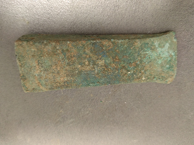 古玩銅器青銅斧真品鑒賞圖