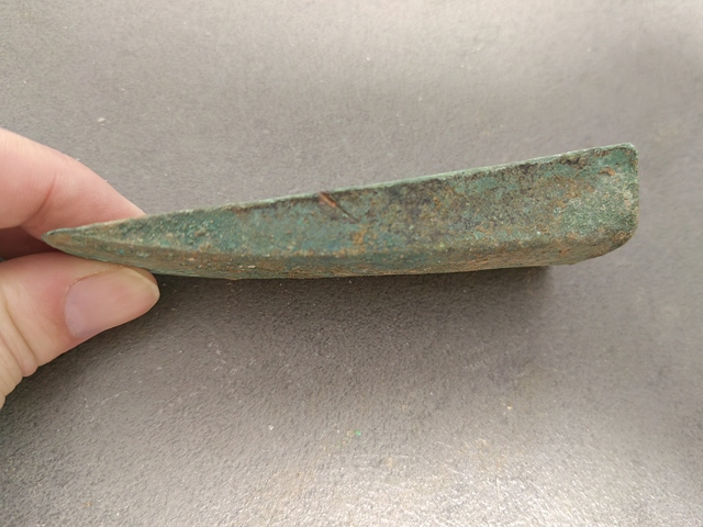 古玩銅器青銅斧真品鑒賞圖