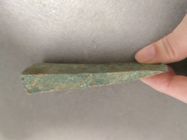 古玩銅器青銅斧真品鑒賞圖