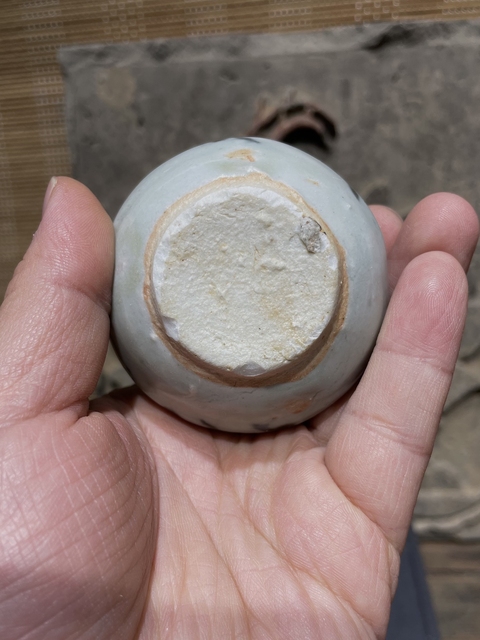 古玩陶瓷青花花卉紋雙系罐真品鑒賞圖