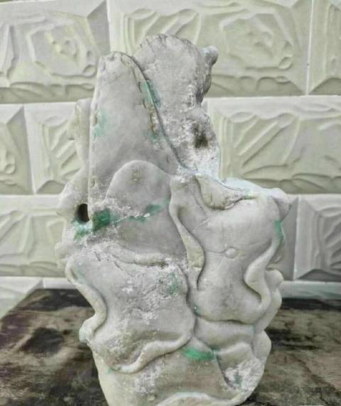 古玩玉器壽星擺件真品鑒賞圖