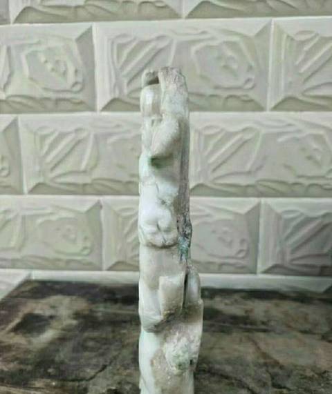 古玩玉器壽星擺件真品鑒賞圖