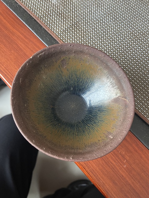 古玩陶瓷南宋建窯兔毫盞真品鑒賞圖