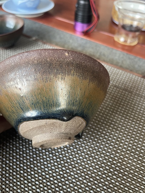 古玩陶瓷南宋建窯兔毫盞真品鑒賞圖