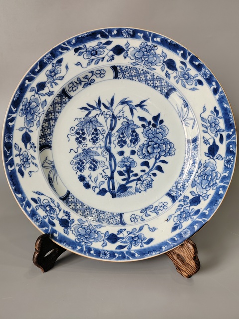 古玩陶瓷康熙葡萄·全美品拍賣，當(dāng)前價(jià)格2888元