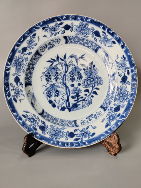 古玩陶瓷康熙葡萄·全美品拍賣，當(dāng)前價(jià)格2888元