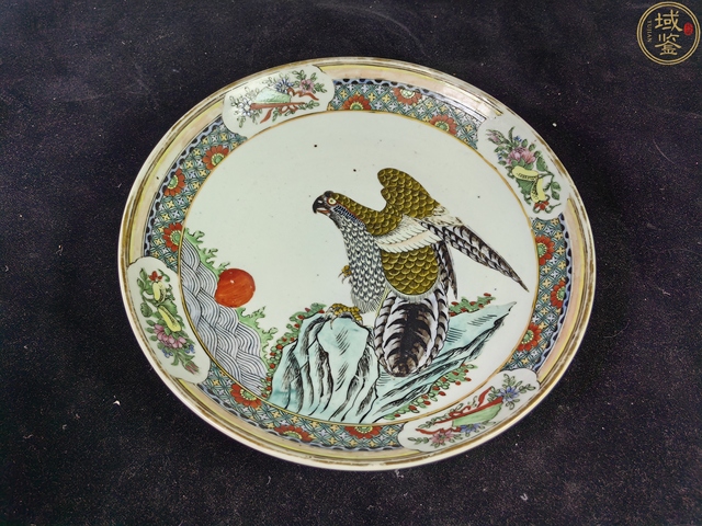 古玩陶瓷清咸豐?五彩英雄獨(dú)立紋大盤(pán)拍賣(mài)，當(dāng)前價(jià)格8000元