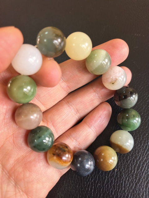 古玩玉器和田玉多寶手串真品鑒賞圖