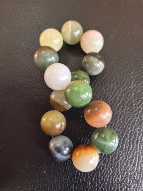 古玩玉器和田玉多寶手串真品鑒賞圖