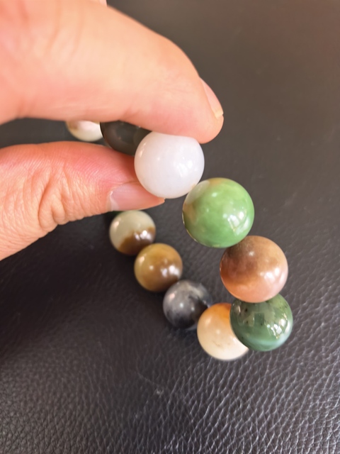 古玩玉器和田玉多寶手串真品鑒賞圖