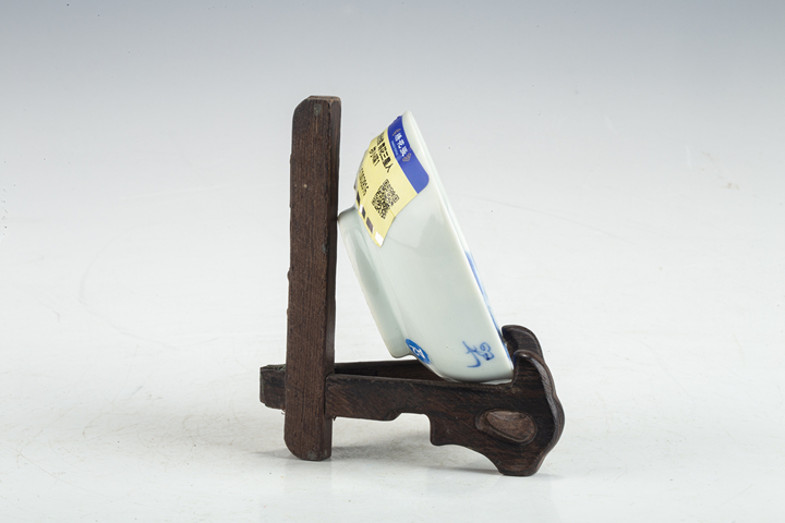 古玩陶瓷清道光·青花福祿壽三星人物紋小盤拍賣，當前價格613元