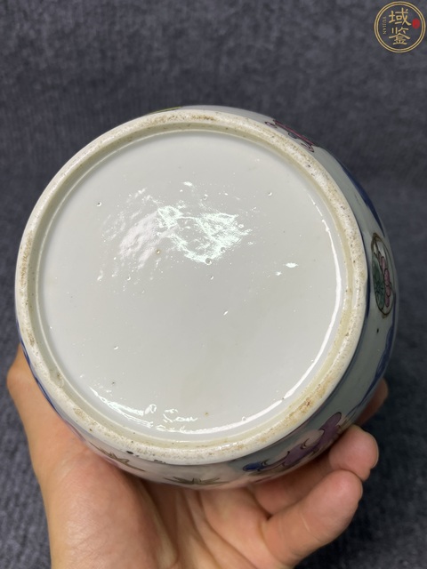 古玩陶瓷清晚·青花粉彩博古龍紋罐 真品鑒賞圖