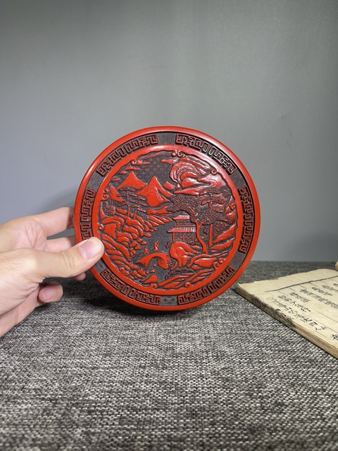 古玩雜項創(chuàng)匯時期.漆盒拍賣，當前價格0元