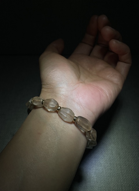 古玩玉器清代.天然水晶珠串拍賣，當前價格500元