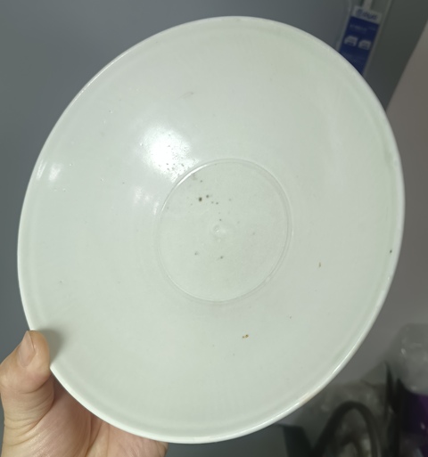 古玩陶瓷北宋景德鎮仿邢窯白釉唇口碗拍賣，當前價格1500元