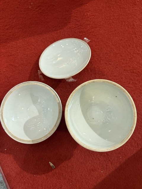 古玩陶瓷粉彩四系高樁暖鍋真品鑒賞圖