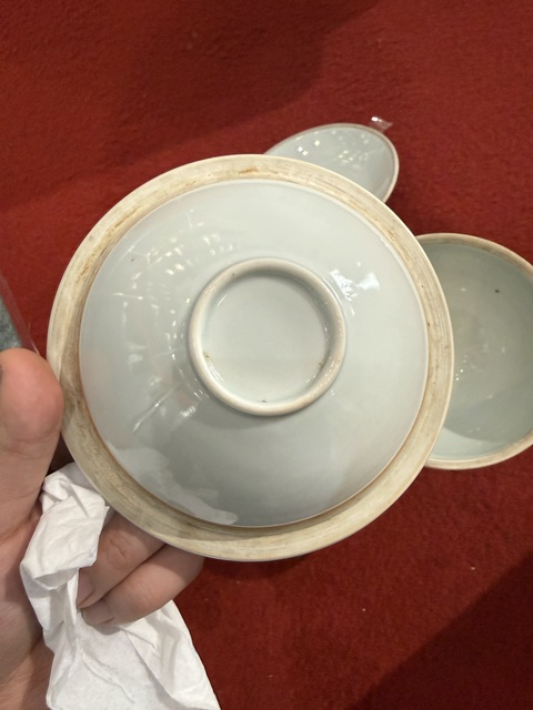 古玩陶瓷粉彩四系高樁暖鍋真品鑒賞圖