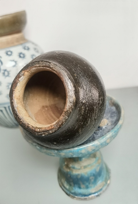 古玩陶瓷黑釉罐真品鑒賞圖