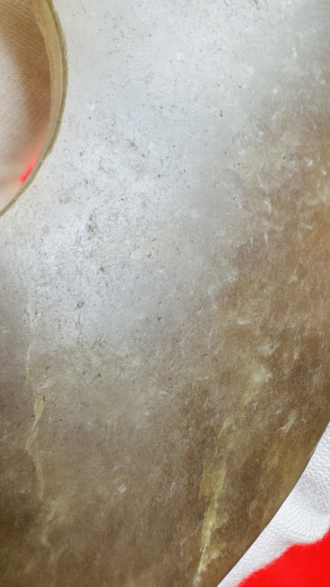 古玩玉器現(xiàn)代仿齊家文化玉璧真品鑒賞圖