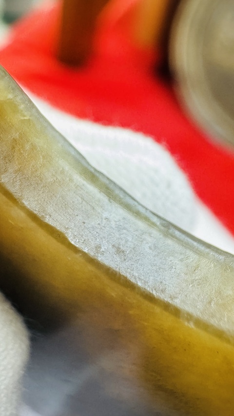 古玩玉器現(xiàn)代仿齊家文化玉璧真品鑒賞圖