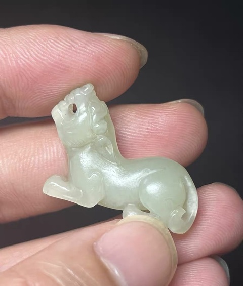 古玩玉器玉獸真品鑒賞圖