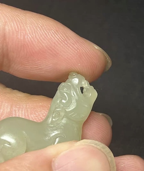 古玩玉器玉獸真品鑒賞圖