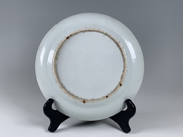 古玩陶瓷清咸豐·廣彩人物故事紋盤拍賣，當前價格504元