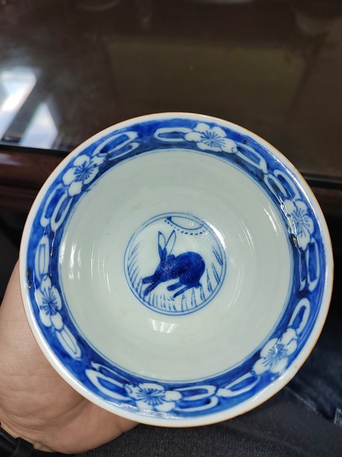 古玩陶瓷青花杯真品鑒賞圖